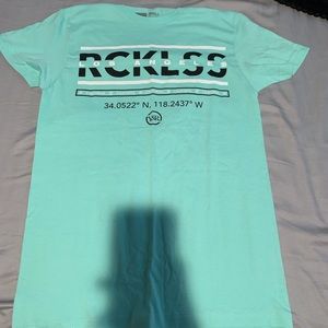Baby blue reckless short sleeve